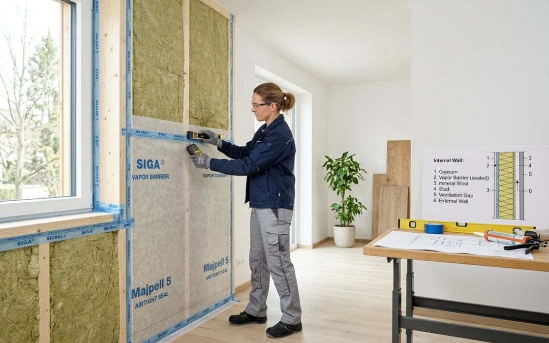 Sådan undgår du fugt når vægge efterisoleres indefra